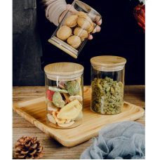 food glass storage jar